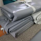 PVC-afdekzeil, grijs, 900 g/m²