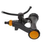Fiskars sproeier met wervelstraal, van metaal met wieltjes 1023657