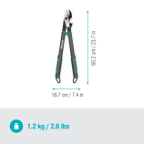 Gardena EnergyCut Pro S takkenschaar, dubbelgeslepen, takkenschaar voor groen hout 12050-20