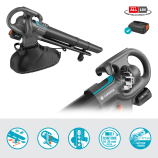 Gardena Accu-stofzuiger/bladblazer PowerJet Collect 18V P4A-set 14895-20