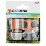 Gardena Slangaansluitset (snelkoppeling 13 mm en 15 mm) 18279-20