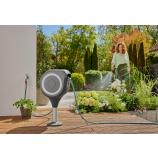 Gardena RollUp M-slangbox voor het terras, 20 m slang, wit, automatisch oprollen 18617-20