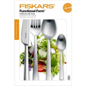 Fiskars Functional Form™ bestekset, 16-delig, matte afwerking 1002958