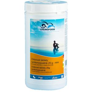 Mini-chloortabletten 20 g, snel oplosbaar
