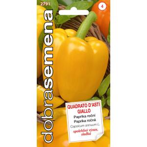 Goede zaden Groene paprika Quadrato D’asti Giallo 0,4 g geel