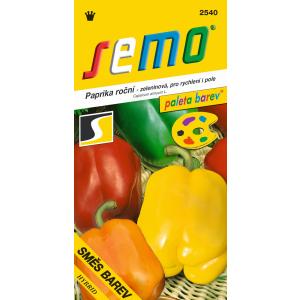 Semo Groene zoete paprika F1, gemengde kleuren F1 15s