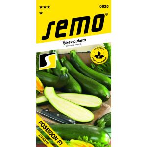 Semo Pompoen/courgette Poseidon F1, licht geribbeld, 1,5 g