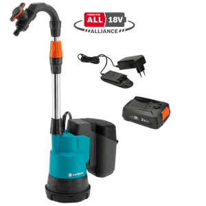 Gardena accu-vatpomp 2000/2 18V P4A set 14602-20