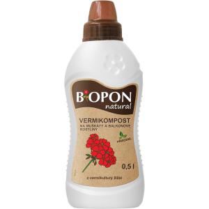 Bopon Natural Wormencompost voor geraniums en balkonplanten